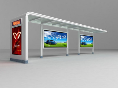 乡镇公交候车亭灯箱新品上市 道外候车亭厂家的广告文化设计与投放策略